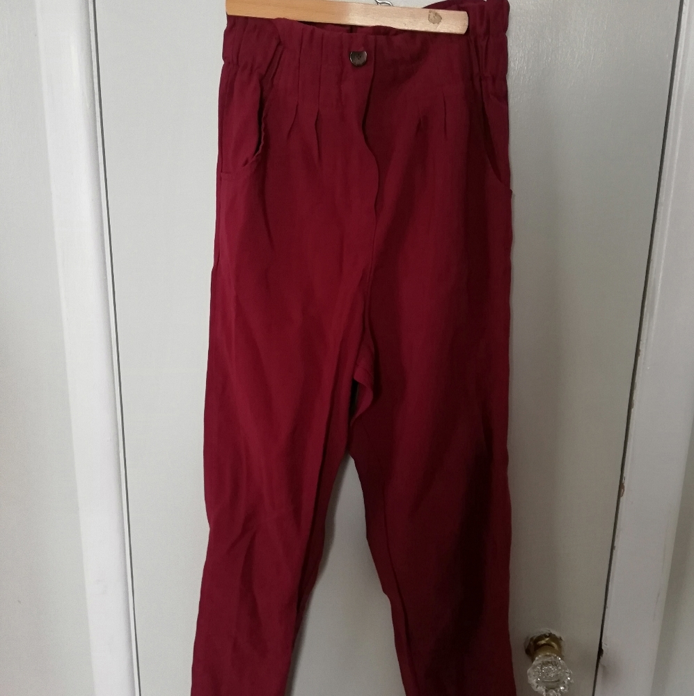Trousers high waisted